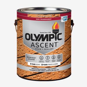 OLYMPIC<sup>®</sup> ASCENT<sup>™</sup> Exterior Semi-Transparent Stain + Sealant 🇨🇦