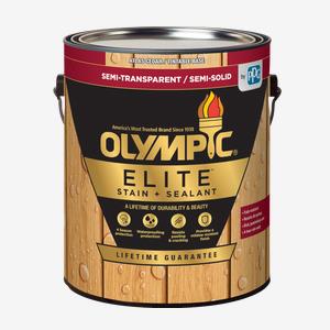 OLYMPIC<sup>®</sup> ELITE Semi-Transparent Low VOC 🇺🇸