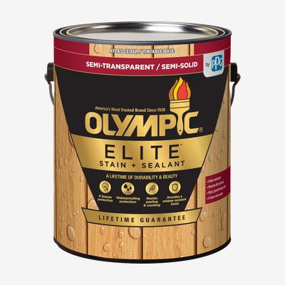 OLYMPIC<sup>®</sup> ELITE Semi-Transparent Low VOC 🇺🇸