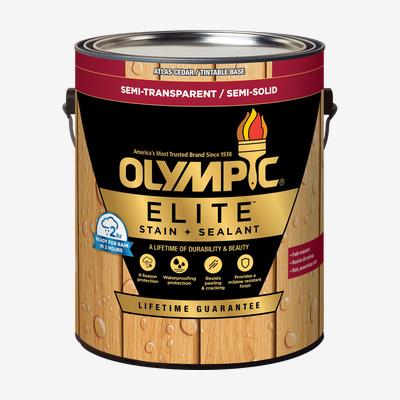 OLYMPIC<sup>®</sup> ELITE Semi-Transparent Low VOC 🇺🇸