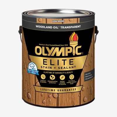 OLYMPIC<sup>®</sup> ELITE Transparent Woodland Oil Low VOC 🇺🇸