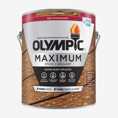 OLYMPIC<sup>®</sup> MAXIMUM<sup>®</sup> Semi-Transparent Low VOC