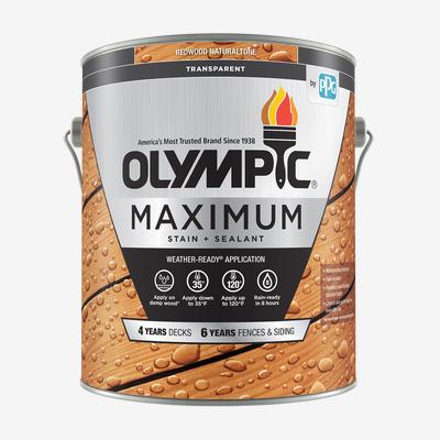 OLYMPIC<sup>®</sup> MAXIMUM<sup>®</sup> Exterior Toner Sealant + Stain In One - Acrylic Oil