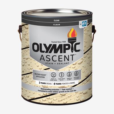 OLYMPIC<sup>®</sup> ASCENT<sup>™</sup> Exterior Clear Waterproofing Sealant 🇨🇦