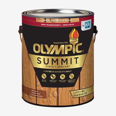 OLYMPIC<sup>®</sup> SUMMIT<sup>®</sup> Exterior Semi-Transparent/Semi-Solid Stain + Sealant 🇨🇦 