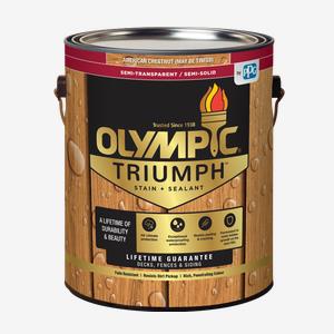 OLYMPIC<sup>®</sup> TRIUMPH<sup>™</sup> Exterior Semi-Transparent/Semi-Solid Stain + Sealant 🇨🇦