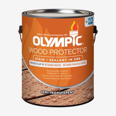 OLYMPIC<sup>®</sup> Wood Protector Semi-Transparent Stain + Sealant