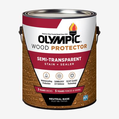 OLYMPIC<sup>®</sup> Wood Protector Semi-Transparent Stain + Sealant
