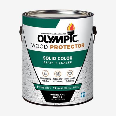 OLYMPIC<sup>®</sup> Wood Protector Solid Color Stain + Sealant