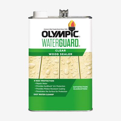 OLYMPIC<sup>®</sup> WATERGUARD<sup>®</sup> Clear Wood Sealer